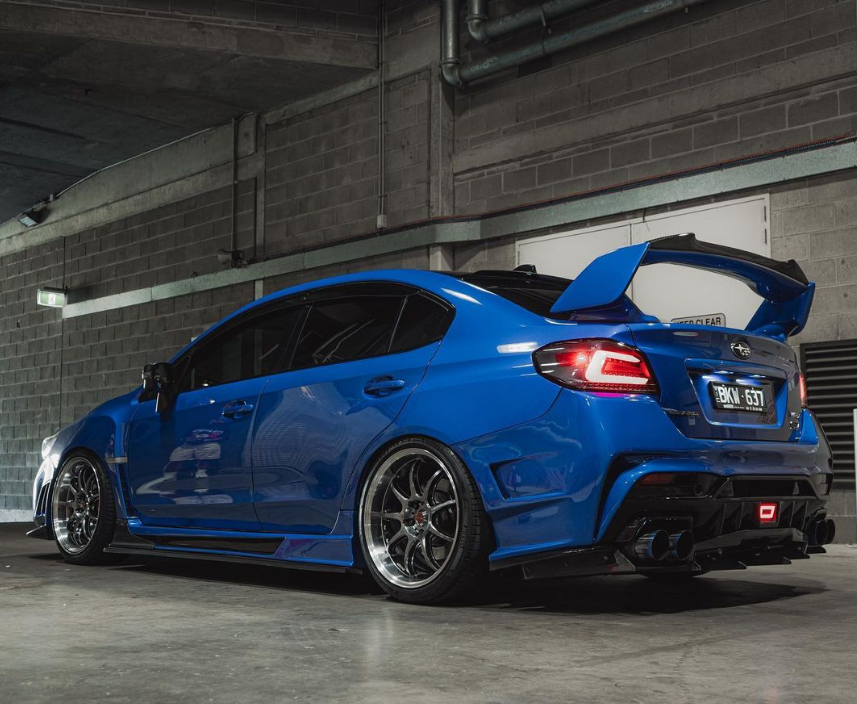 Varis ArisingII Ultimate Style Side Skirts w Air Shrouds Subaru WRX AeroSpeed Performance