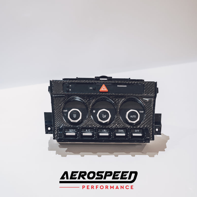 AeroSpeed Carbon Fibre Centre Air Con Panel (Replacement) - Toyota 86 ZN6/Subaru BRZ ZC6