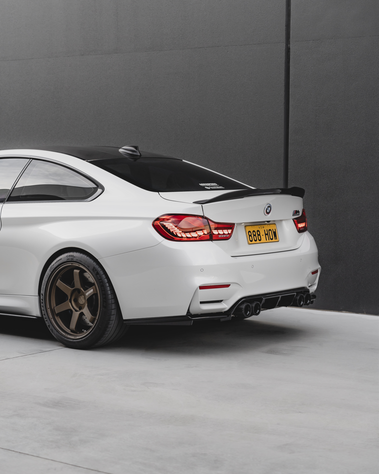 PSM Style Rear Diffuser (Gloss Black) - BMW M3/M4 F80/F82