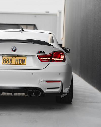 PSM Style Rear Diffuser (Gloss Black) - BMW M3/M4 F80/F82