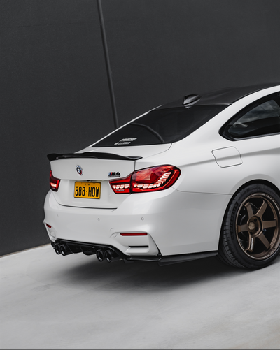 PSM Style Rear Diffuser (Gloss Black) - BMW M3/M4 F80/F82