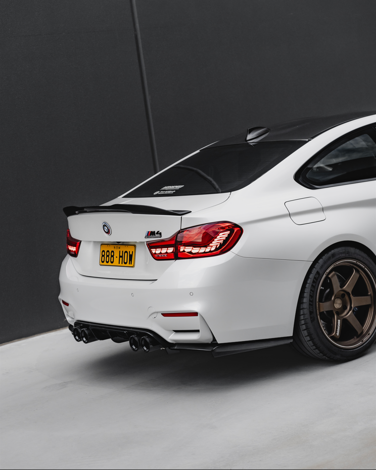 PSM Style Rear Diffuser (Gloss Black) - BMW M3/M4 F80/F82