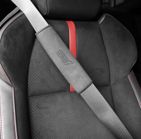 GR/STI Seat Belt Cover (Alcanatara) - Toyota GR86 ZD8/Subaru BRZ ZD8