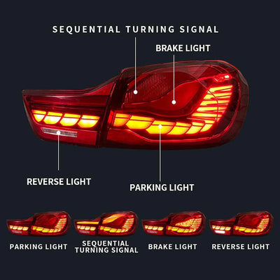VLAND GTS LED Taillights - BMW M4 F82/4 Series F32