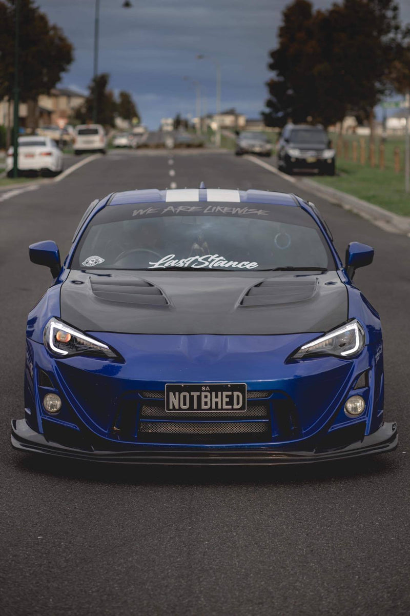 Varis Wide Body Style Front Lip - Toyota 86 ZN6/Subaru BRZ ZC6