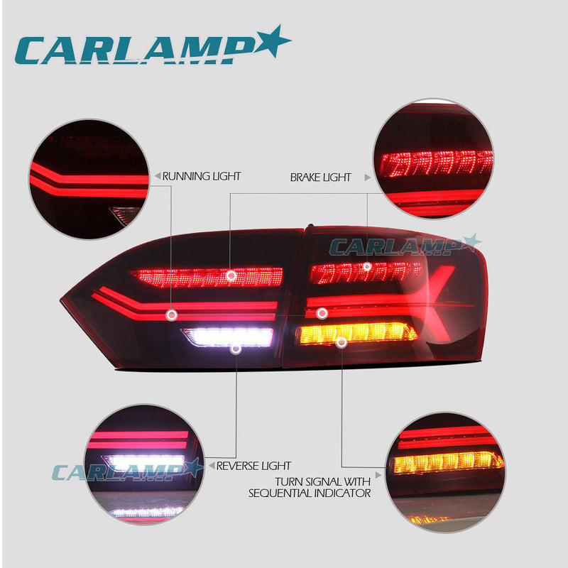 VLAND LED Tail Lights - 2011-2014 VW Jetta