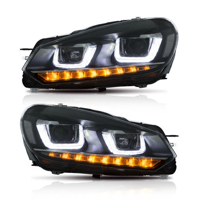 VLAND LED Headlights - 2010-2013 VW Golf MK6