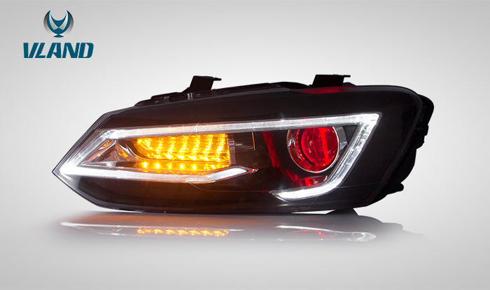 VLAND LED Headlights - 2011-2017 VW Polo MK5
