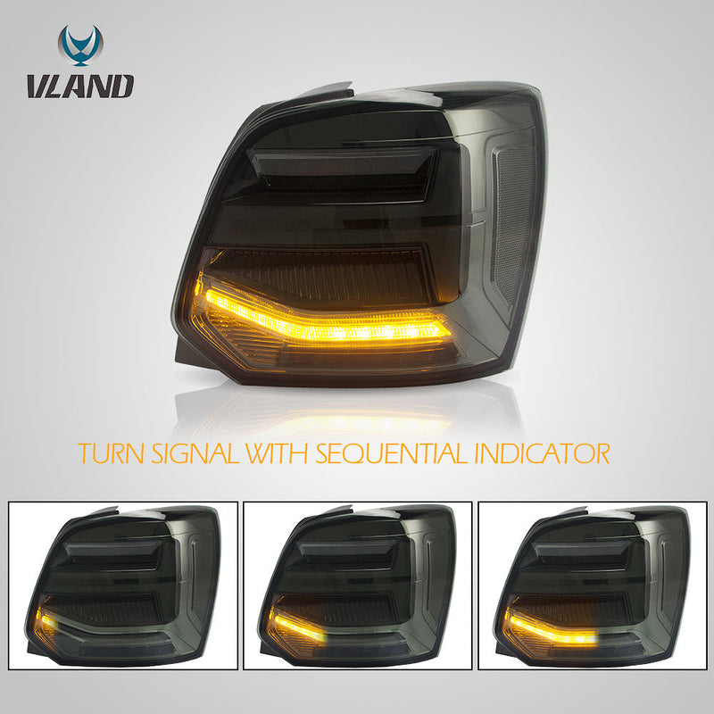 VLAND LED Tail Lights - 2011-2017 VW Polo MK5