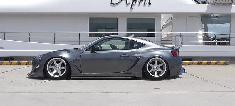 Rally Backer Version 2 Side Skirts & Canards - Toyota 86 ZN6/Subaru BRZ ZC6