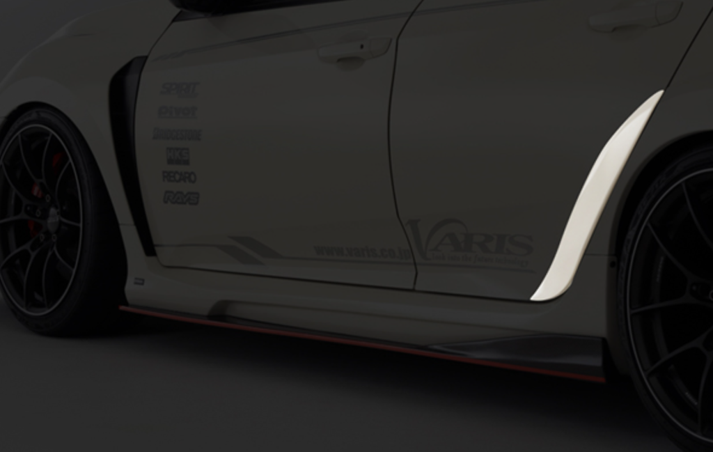 Fk8 Rear Fender Varis Arising-II Style Rear Fender Trim - Honda Civic Type-R FK8 ...