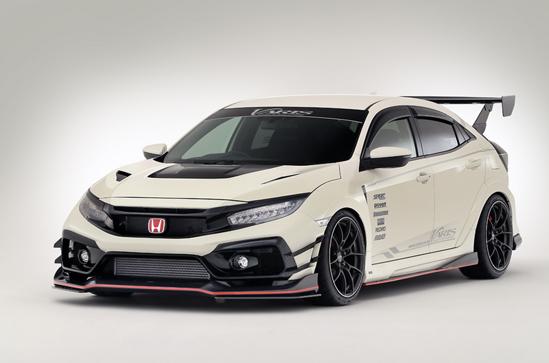 Varis Arising-II Style Front Lip - Honda Civic Type-R FK8