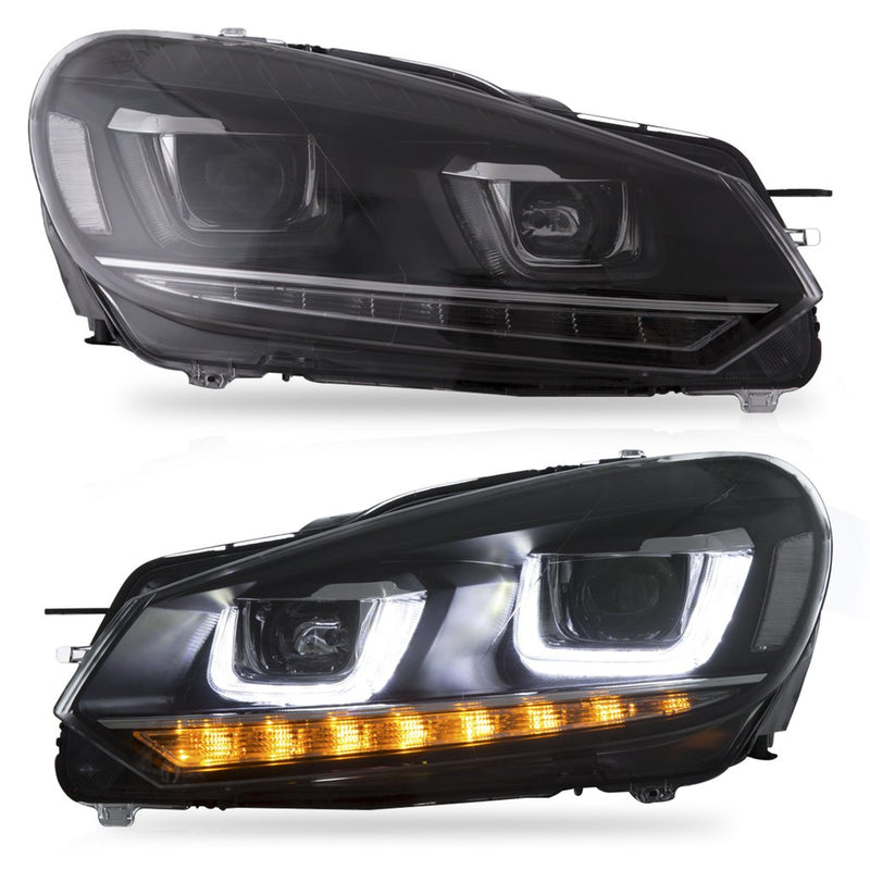 VLAND LED Headlights - 2010-2013 VW Golf MK6