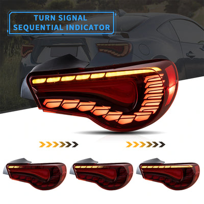 VLAND Dragon Scale Taillights - Toyota 86 ZN6/Subaru BRZ ZC6