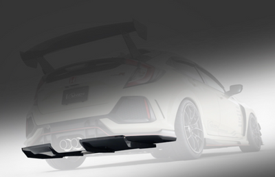 Varis Arising-II Style Rear Diffuser - Honda Civic Type-R FK8