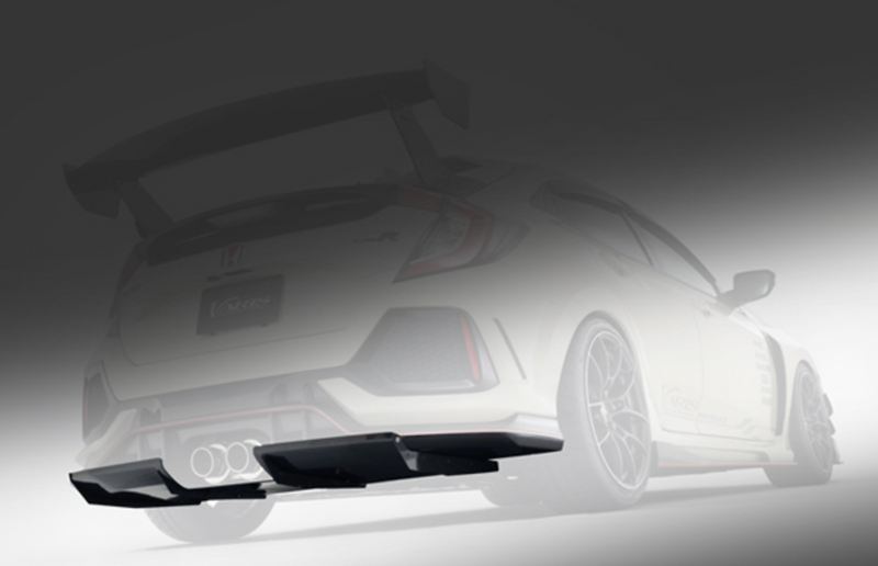 Varis Arising-II Style Rear Diffuser - Honda Civic Type-R FK8