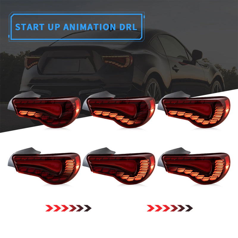 VLAND Dragon Scale Taillights - Toyota 86 ZN6/Subaru BRZ ZC6