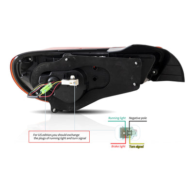 VLAND Dragon Scale Taillights - Toyota 86 ZN6/Subaru BRZ ZC6