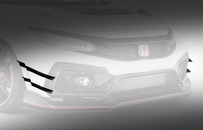Varis Arising-II Style Front Canards - Honda Civic Type-R FK8