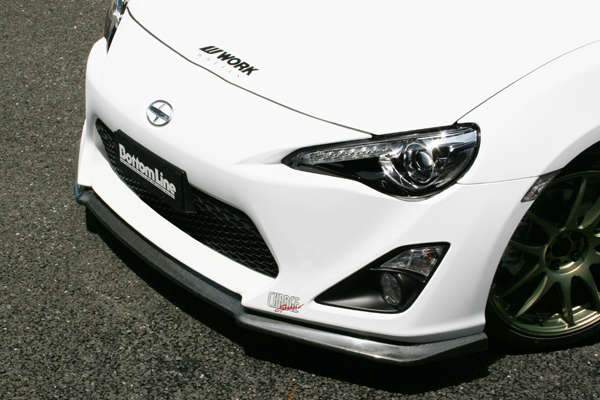ChargeSpeed Bottomline Type-1 Style Front Lip - 2012-2016 Toyota 86 ZN6/Subaru BRZ ZC6