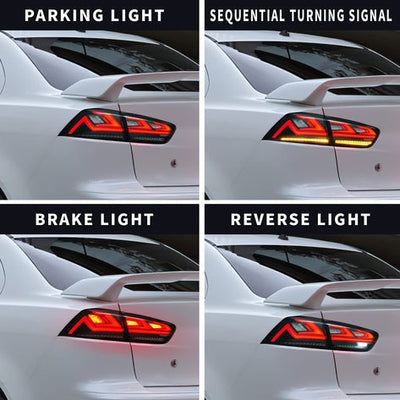 VLAND LED Taillights - Mitsubishi Lancer/Evolution X