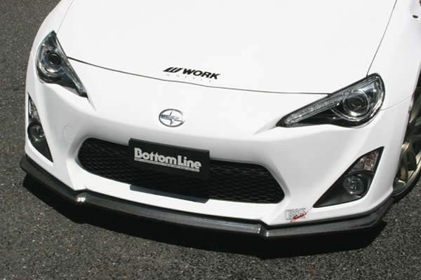 ChargeSpeed Bottomline Type-1 Style Front Lip - 2012-2016 Toyota 86 ZN6/Subaru BRZ ZC6