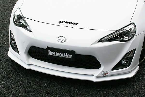 ChargeSpeed Bottomline Type-1 Style Front Lip - 2012-2016 Toyota 86 ZN6/Subaru BRZ ZC6