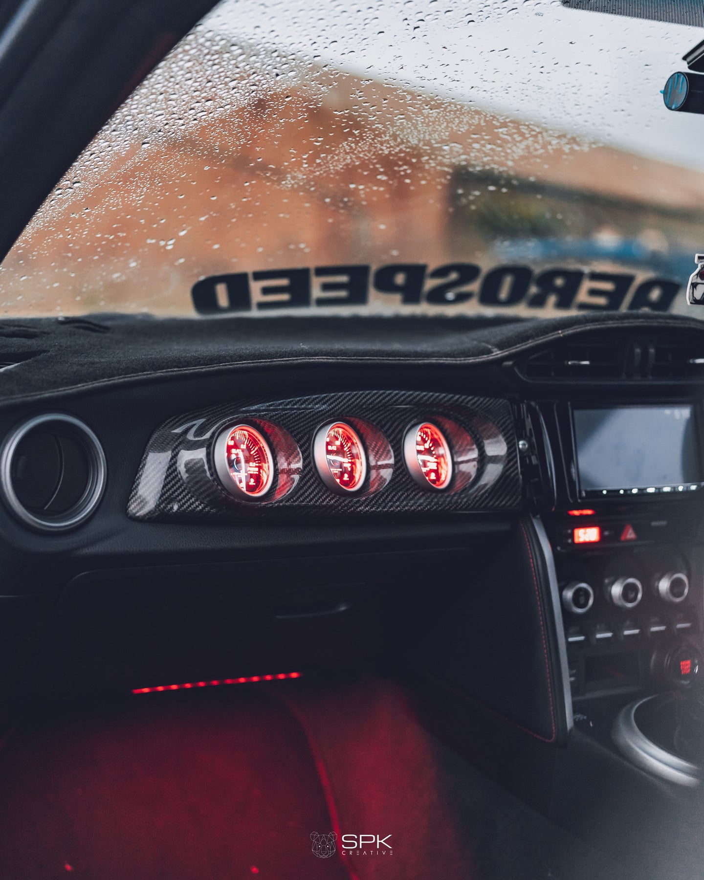 Blitz Racing Meter Panel Blitz Style 60mm Racing Meter Panel - Toyota 86 ZN6/Subaru BRZ ZC6 ...