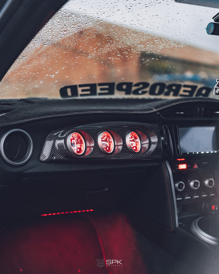 Blitz Style 60mm Racing Meter Panel - Toyota 86 ZN6/Subaru BRZ ZC6