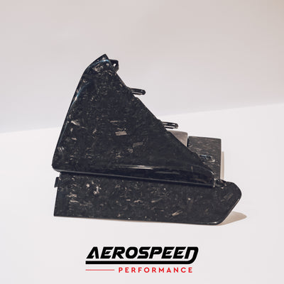 AeroSpeed Carbon Fibre Knee Pad Below Panel (Replacement) - Toyota 86 ZN6/Subaru BRZ ZC6