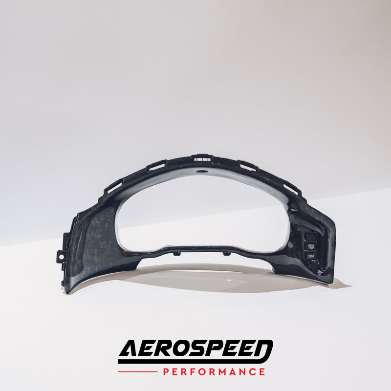 AeroSpeed Carbon Fibre Cluster Panel (Replacement) - Toyota 86 ZN6/Subaru BRZ ZC6