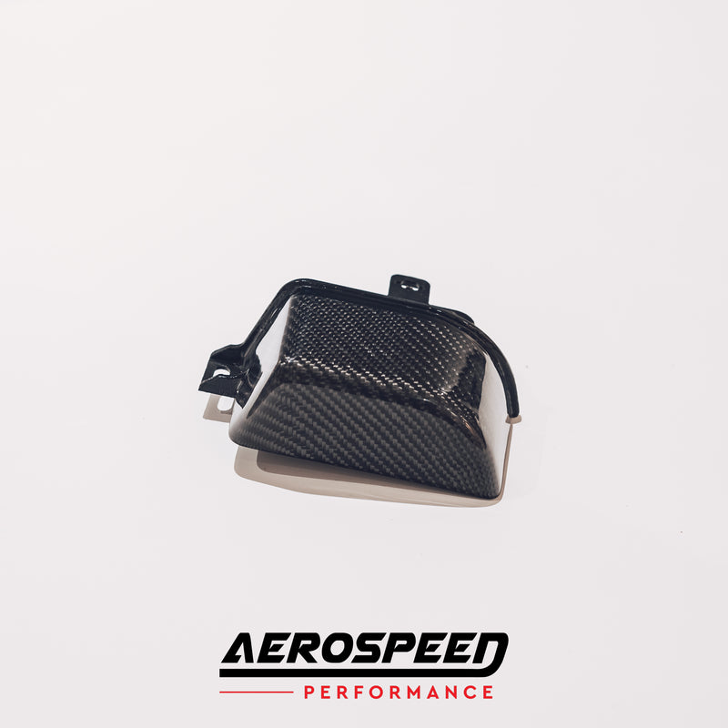 AeroSpeed Carbon Fibre Air Conditioner Pulley Cover (Replacement) - Toyota 86 ZN6/Subaru BRZ ZC6