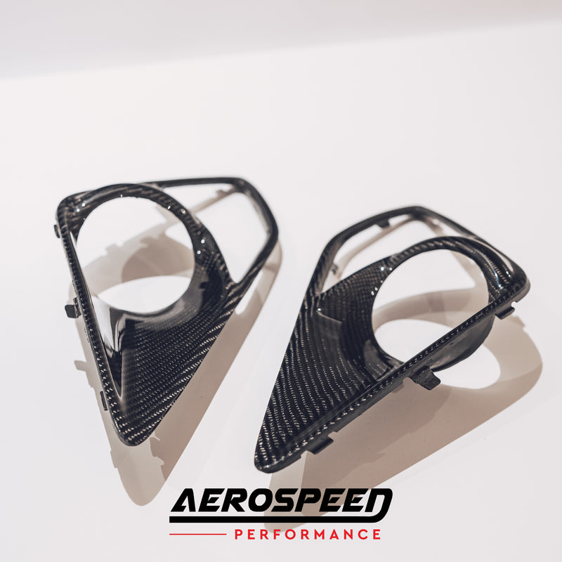 AeroSpeed Carbon Fibre 12-16 86 Fog Light Bezel (Replacement) - Toyota 86 ZN6