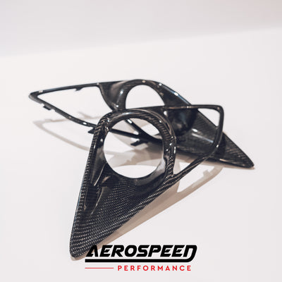 AeroSpeed Carbon Fibre 12-16 86 Fog Light Bezel (Replacement) - Toyota 86 ZN6
