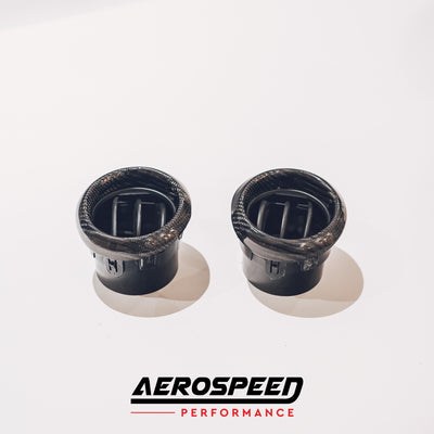 AeroSpeed Carbon Fibre Air Con Vent Rings (Replacement) - Toyota 86 ZN6/Subaru BRZ ZC6