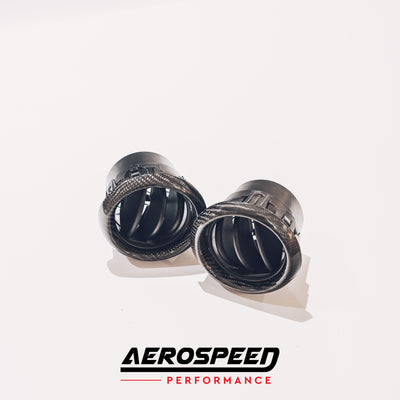 AeroSpeed Carbon Fibre Air Con Vent Rings (Replacement) - Toyota 86 ZN6/Subaru BRZ ZC6