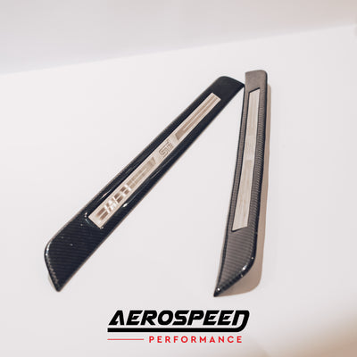 AeroSpeed Carbon Fibre Genuine tS Door Sills (Replacement) - Toyota 86 ZN6/Subaru BRZ ZC6