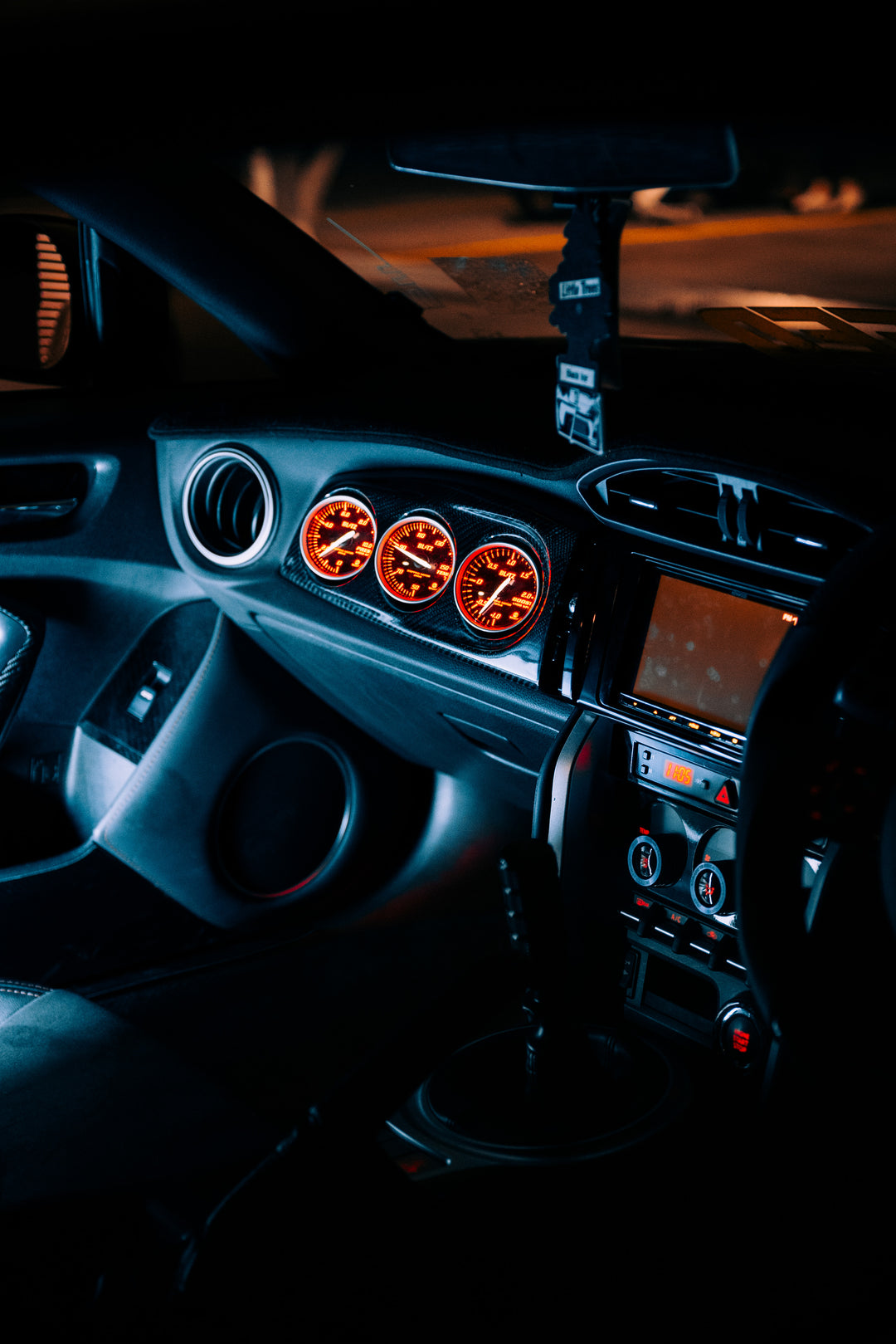 Blitz Style 60mm Racing Meter Panel - Toyota 86 ZN6/Subaru BRZ ZC6