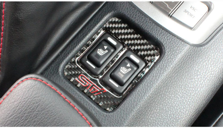 STI Heated Seats Plate (Carbon Fibre) - Subaru BRZ ZC6/Toyota 86 ZN6