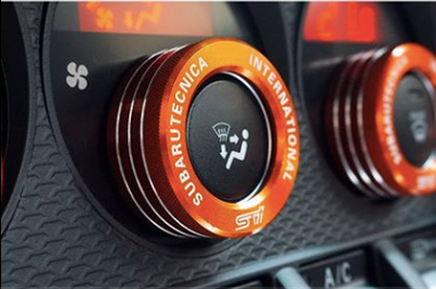 TRD Logo Air-Con Knobs Control Cover - Toyota 86 ZN6/Subaru BRZ ZC6