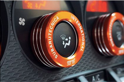 TRD Logo Air-Con Knobs Control Cover - Toyota 86 ZN6/Subaru BRZ ZC6