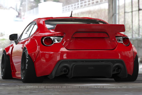 Rocket Bunny V2 Style Rear Diffuser - Toyota 86 ZN6/Subaru BRZ ZC6