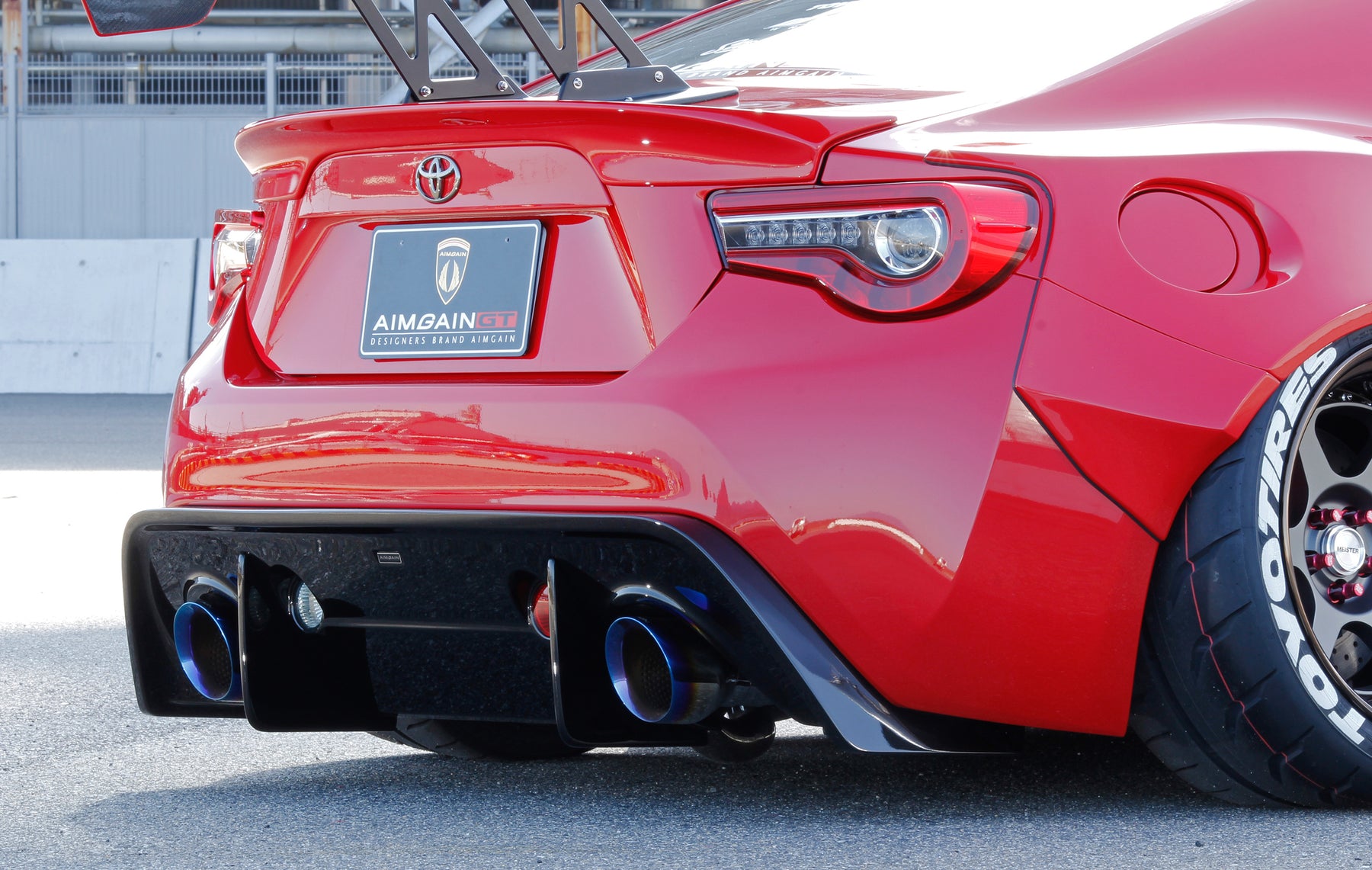 AimGain GT Kouki Style Rear Fenders - Toyota 86 ZN6/Subaru BRZ ZC6