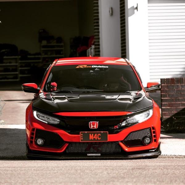 Varis Arising-II Style Cooling Bonnet - Honda Civic Type-R (FK8)