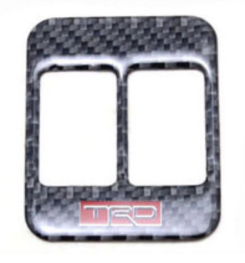 TRD Heated Seats Plate (Carbon Fibre) - Toyota 86 ZN6/Subaru BRZ ZC6