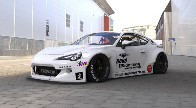 Rocket Bunny V2 Style Wide Body Fenders - Toyota 86 ZN6/Subaru BRZ ZC6